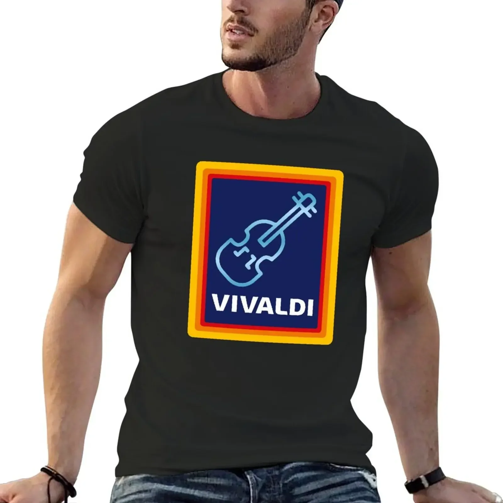 

Vivaldi grocery store violin T-Shirt animal prinfor boys designer shirts graphic t shirts mens fashion