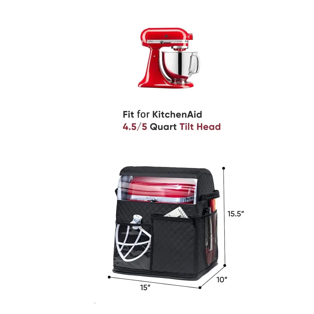 Stand Mixer Cover with Detachable Slider Base