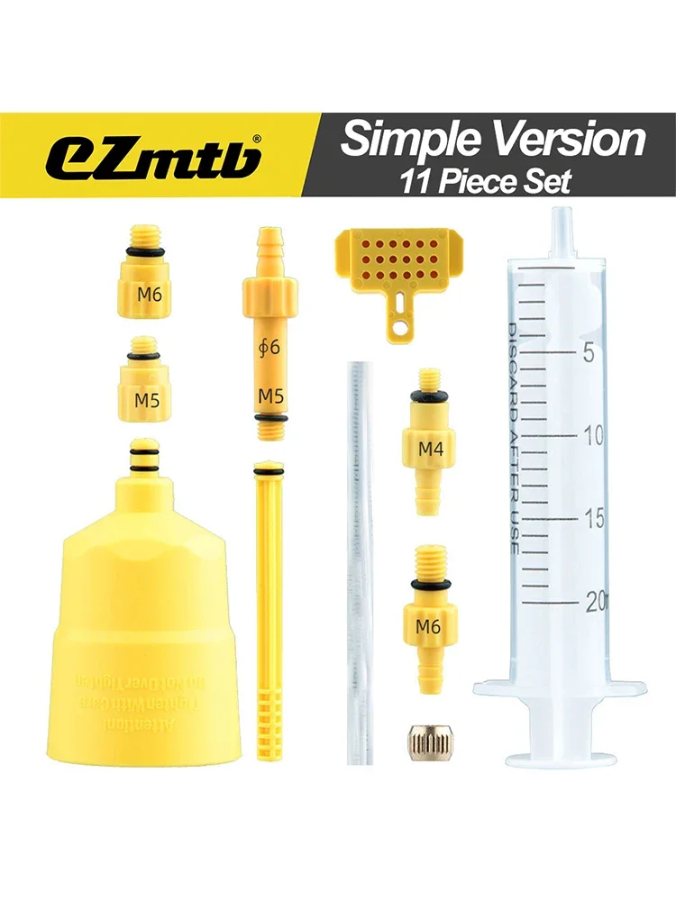 AliExpress 11 Piece Set Bicycle Hydraulic Disc Brake Drain Kit Tool Suitable for SHIMANO, SRAM, MAGURA Series Road Bike Brake Repair Tools