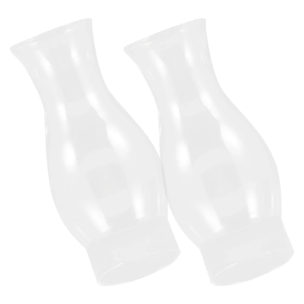 2pcs-vintage-oil-lamp-glass-chimney-crimped-top-replacement-cover-for-hurricane-lamp-shade-clear-crimped-top-chimney