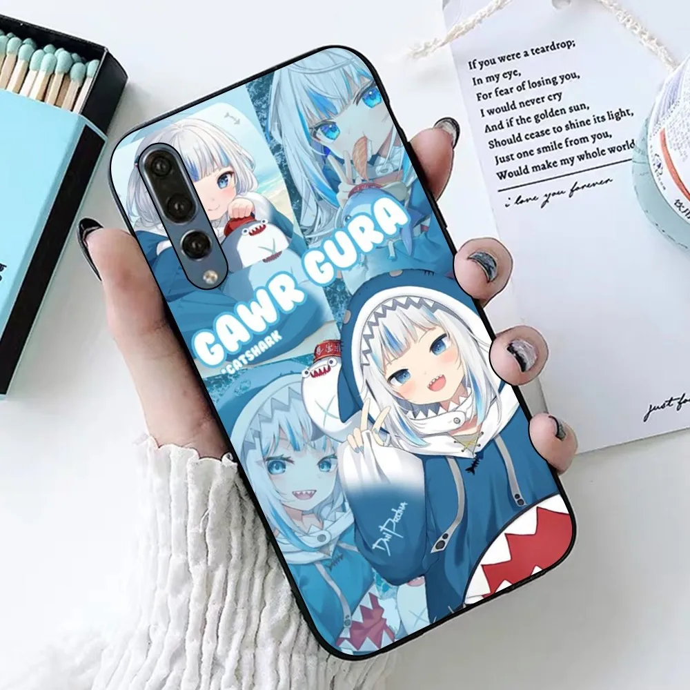 Gawr Gura Phone Case For Huawei P 8 9 10 20 30 40 50 Pro Lite Psmart Honor 10 lite 70 Mate 20lite