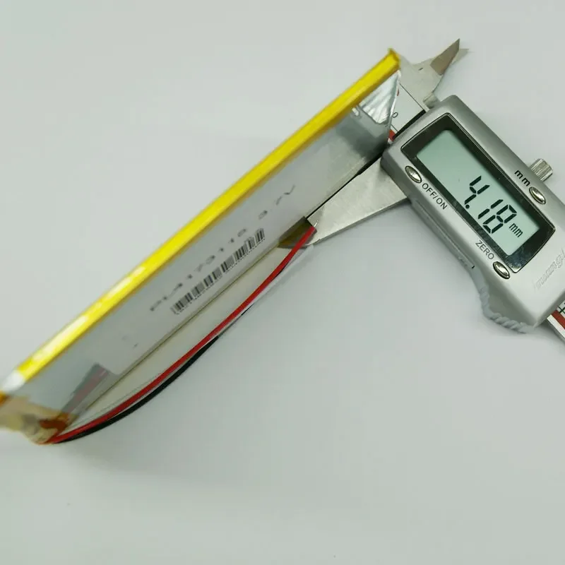 3.7V super large capacity lithium battery, tablet pc mobile power DIY polymer charging core three wire