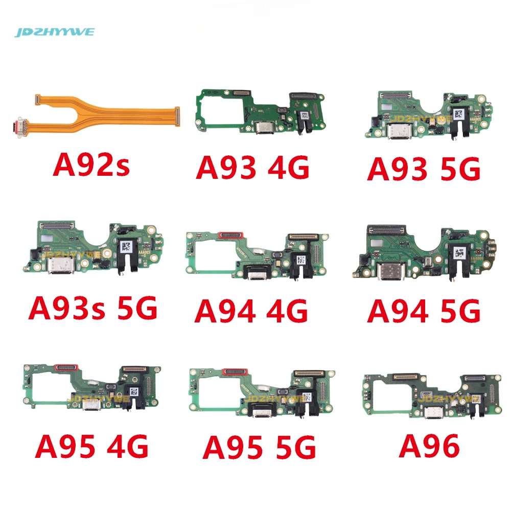 

1Pcs USB Charger Port Jack Dock Connector Charging Board Flex Cable For OPPO A96 A92s A93 A93s A94 A95 4G 5G