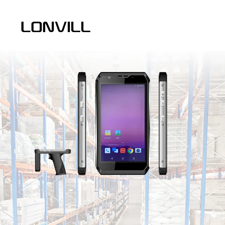 LONVILL 5.5 Inch IPS 720*1280 IP65 Waterproof Mobile Android Pda Optional WiFi GPS 5G Blue Tooth Handheld Terminal