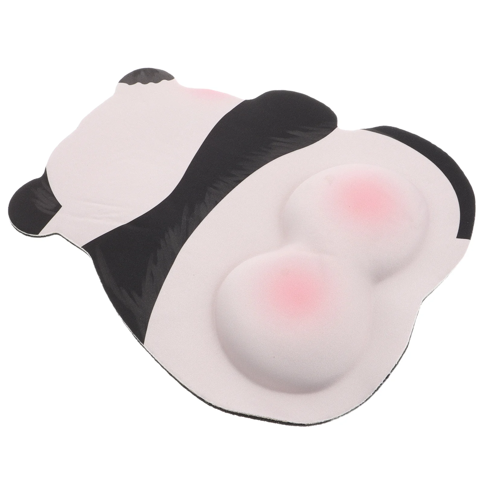 

Cute Panda Mouse Pad Nonslip Base Soft Wrist Rest Comfortable for Long Hours Work Gaming Laptop Desktop Kawaii Office Supplies