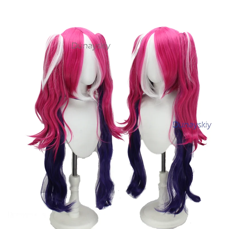 adulto-traje-de-natal-hasbin-velvette-cosplay-rosa-gradiente-cor-peruca-destacavel-rabo-de-cavalo-hotel-brinco-3v-vees-vvv-hallowe