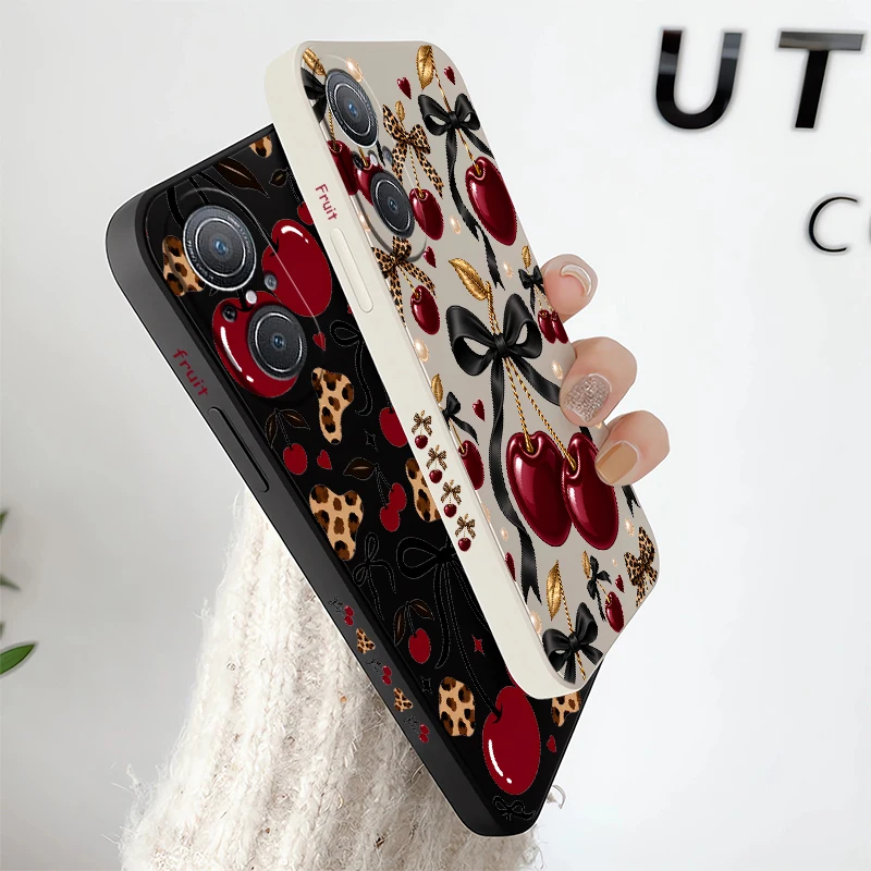 Print Cherry Case For Huawei Y9 Prime Y7 Pro 2019 Y7A Y9S Nova 6 9 SE 8i 5T 3i P20 P30 P40 Lite E P Smart Z Plus Soft TPU covers - view 4