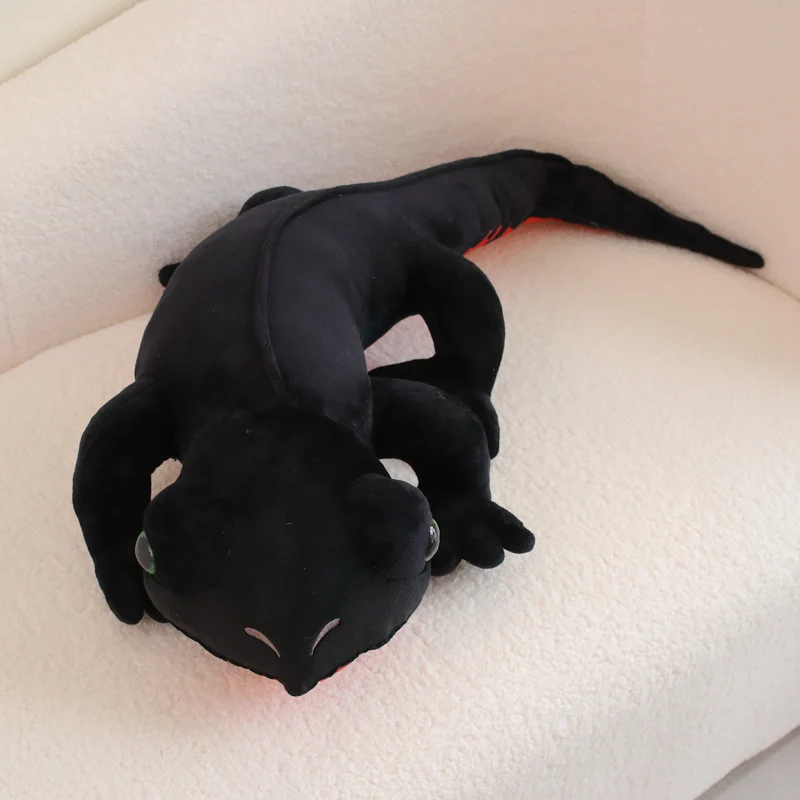 Jouet en peluche lézards réalistes, reptiles doux, simulation de caméléon, jouets en peluche GRovos, cadeaux de beurre, décoration d'intérieur, 90 cm, 100cm