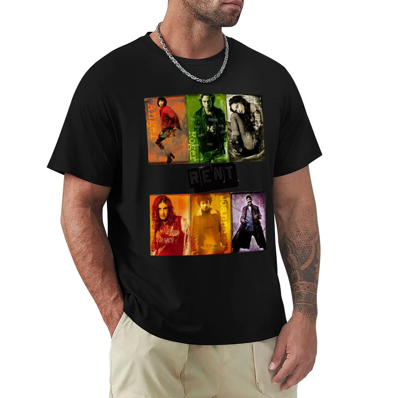 

Rent the Musical T-Shirt anime stuff blue lock clothes heavy weight t shirts for men