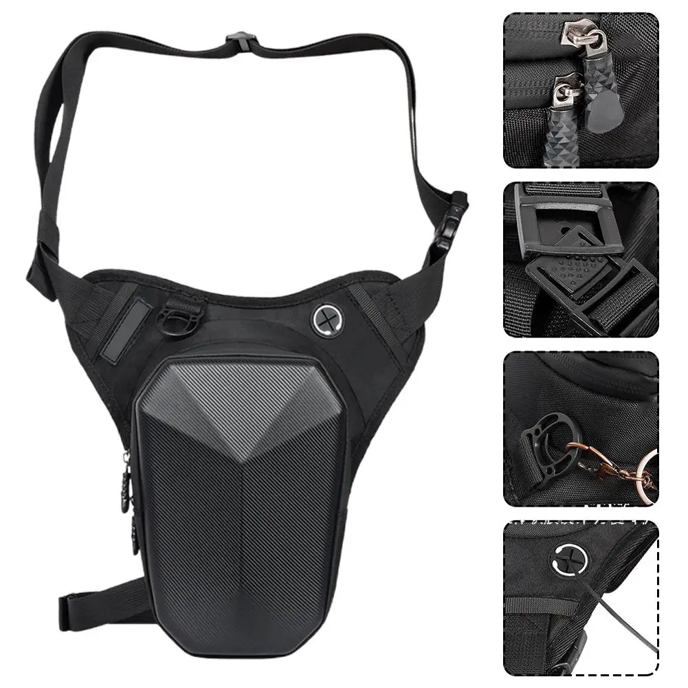 Motorcycle Travel Portable Storage Waist Bag Thigh Storage Bag Cycling Belt Crossbody Bag Outdoor Leisure Waterproof Travel Bag