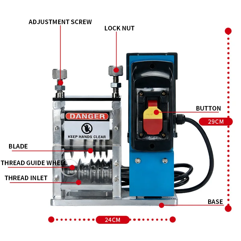 1.5–30m㎡ Electric Wire Stripper; Tool for Stripping Scrap Cables, Wires, and Copper-Clad Wires; Strips Both Flexible