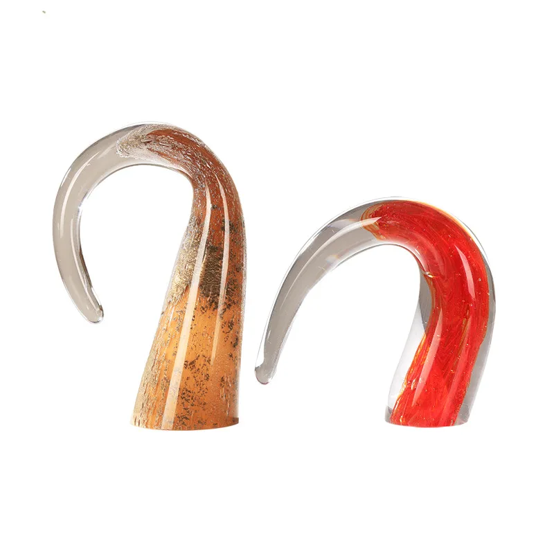

Glazed horn ornament, modern light luxury villa, hotel decoration