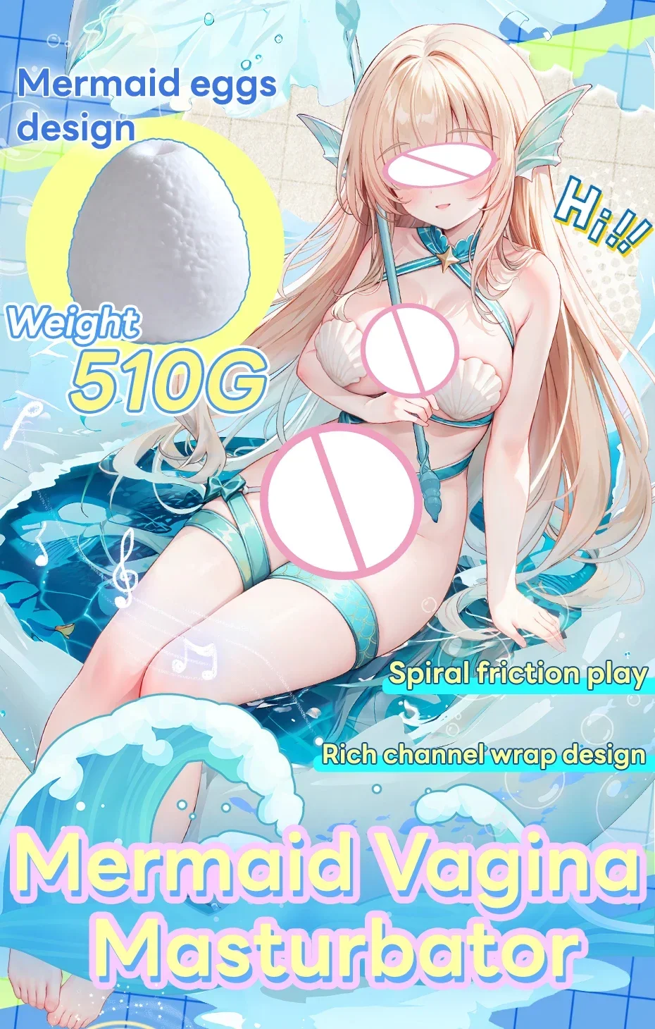 حورية البحر مع المهبل التوأمة ذكر الاستمناء جيب كس جهاز استمناء Onahole لينة الضغط لعبة الجنس للرجال مخفي