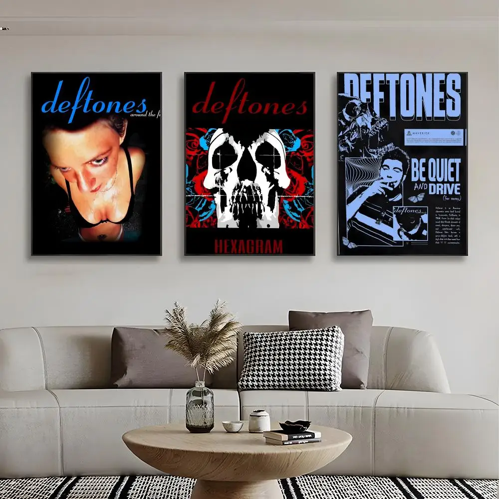 1pc D-Deftones Poster High-definition poster stickers ideal gifts for living rooms hallways