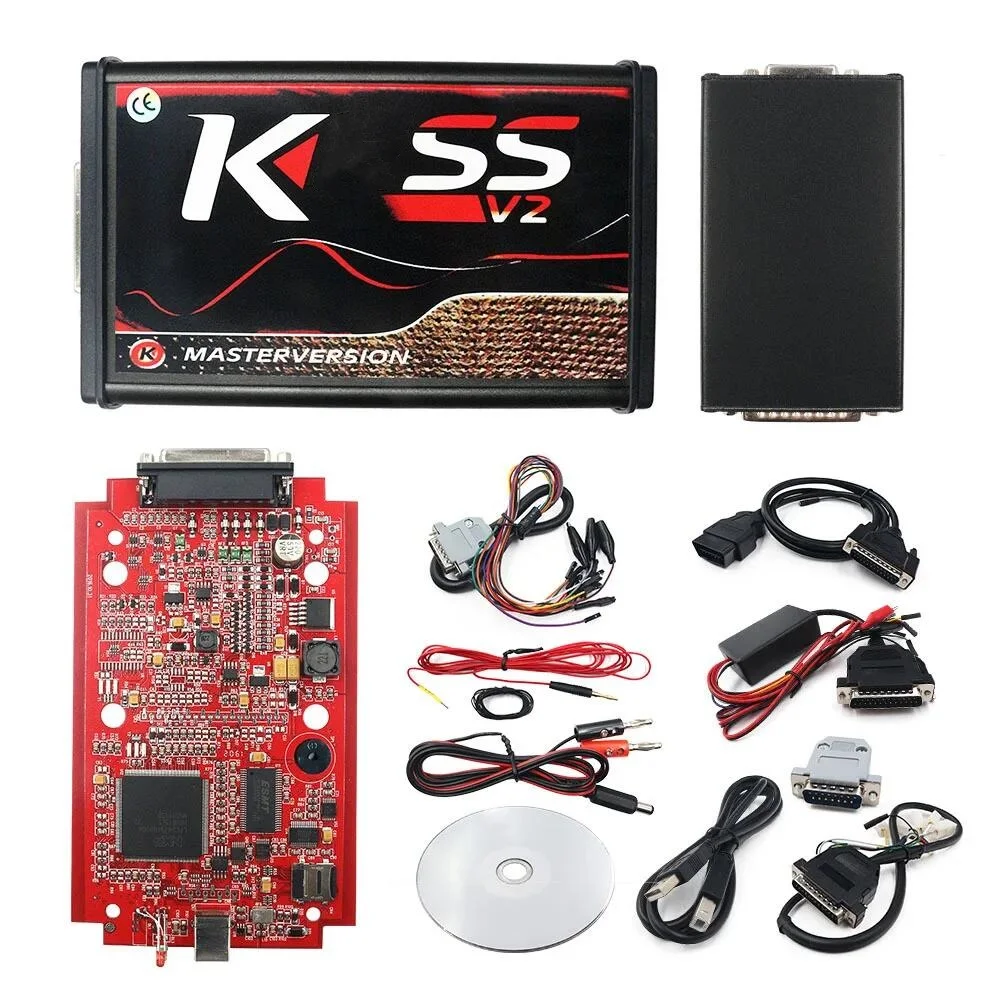

top Online Unlimited 2.80 KESS V2 Red V5.017 for KTAG V7.020 Firmware OBD2 Car ECU Chip Tuning Kess 5.017 Programmer Tools