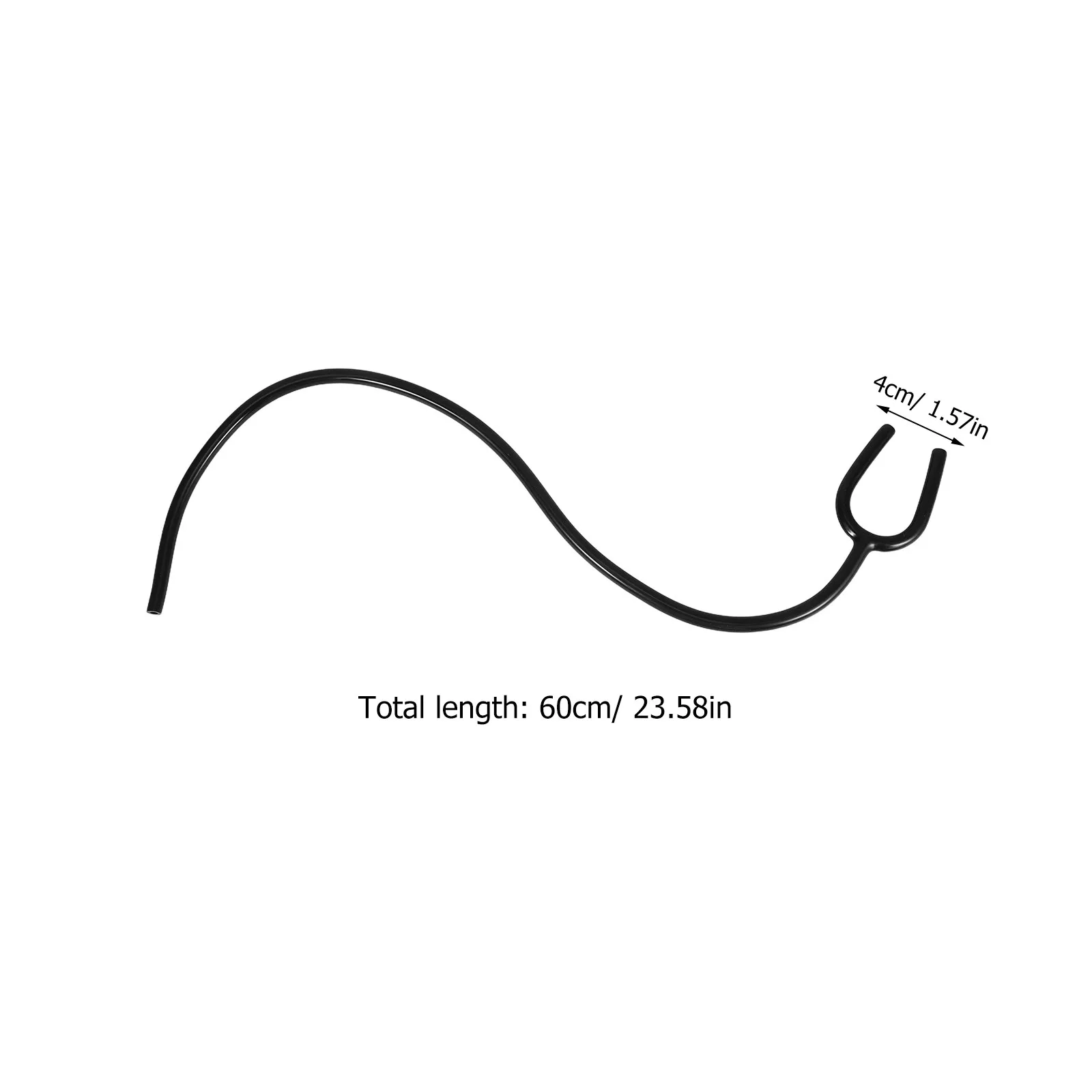 2Pcs Black PVC Stethoscope Replacement Tubing Y-Shaped Flexible for Accurate Sound Transmission Universal Compatibility