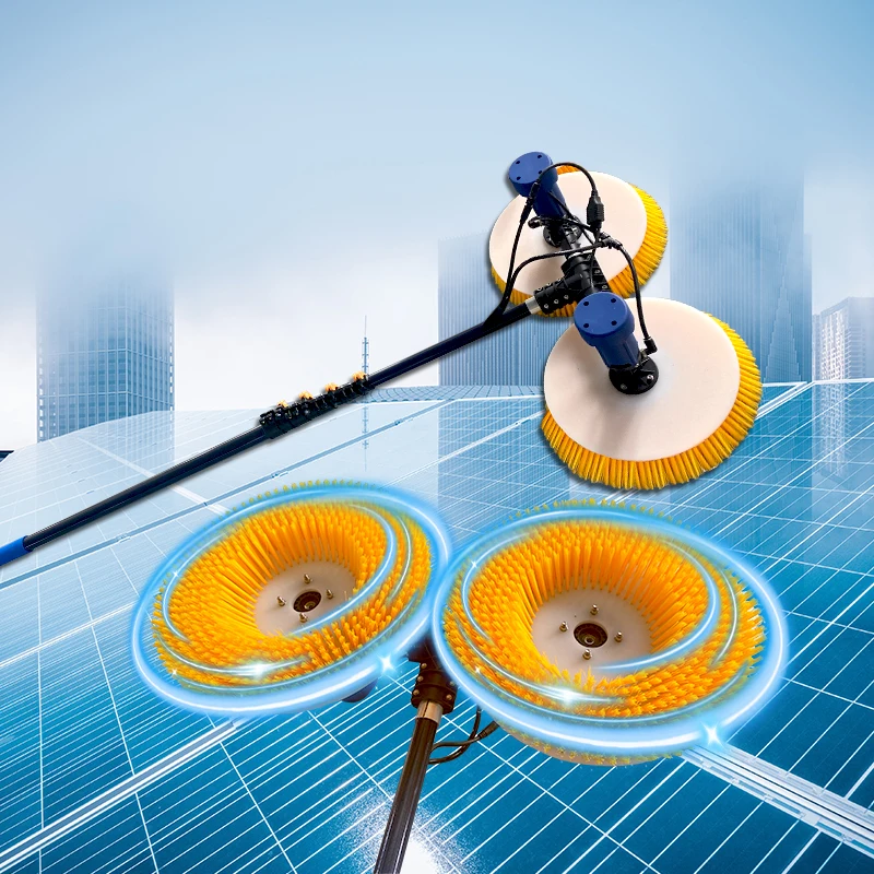 

Прямая продажа с фабрики, щетки для чистки солнечных панелей, электрический инструмент для очистки фотоэлектрических панелей, щетка для чистки солнечных панелей, оборудование