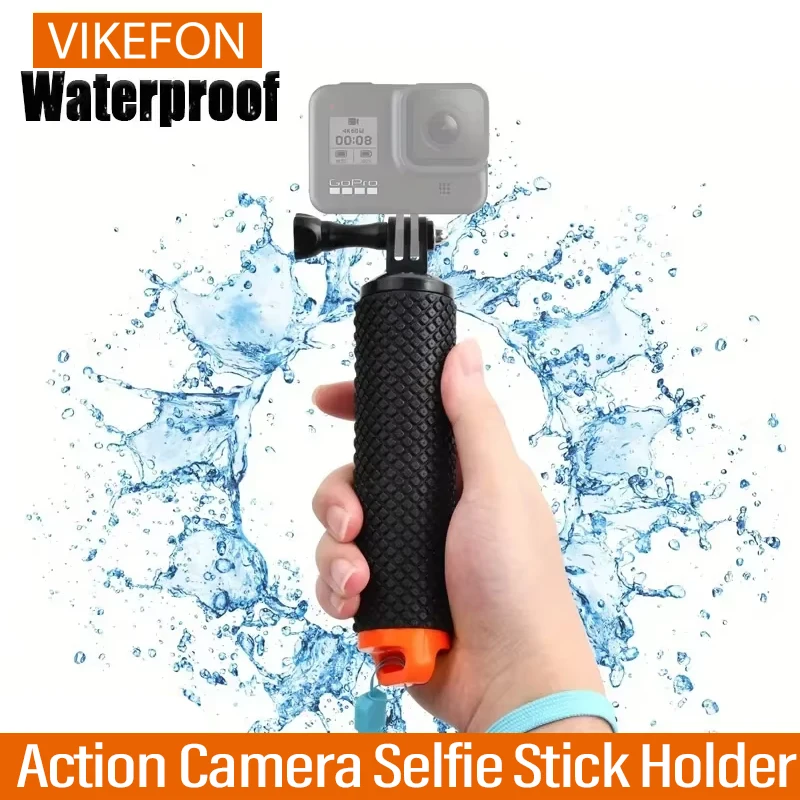 Selfie Stick Action Camera Handle Water Buoyancy Holder for Gopro Hero 12 11 10 Xiaomi Yi SJ4000 Float Handle Mount Accessories