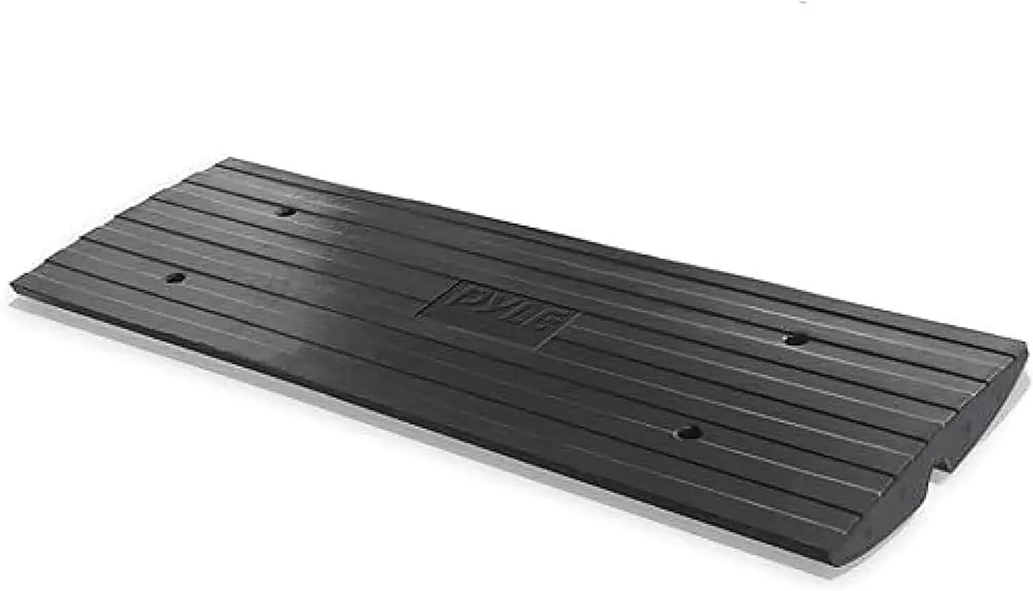 

Pyle Car Driveway Curb Ramp - Heavy Duty Rubber Threshold Ramp - Also for Loading Dock, Garage, Sidewalk, Truck, Scooter, Bike