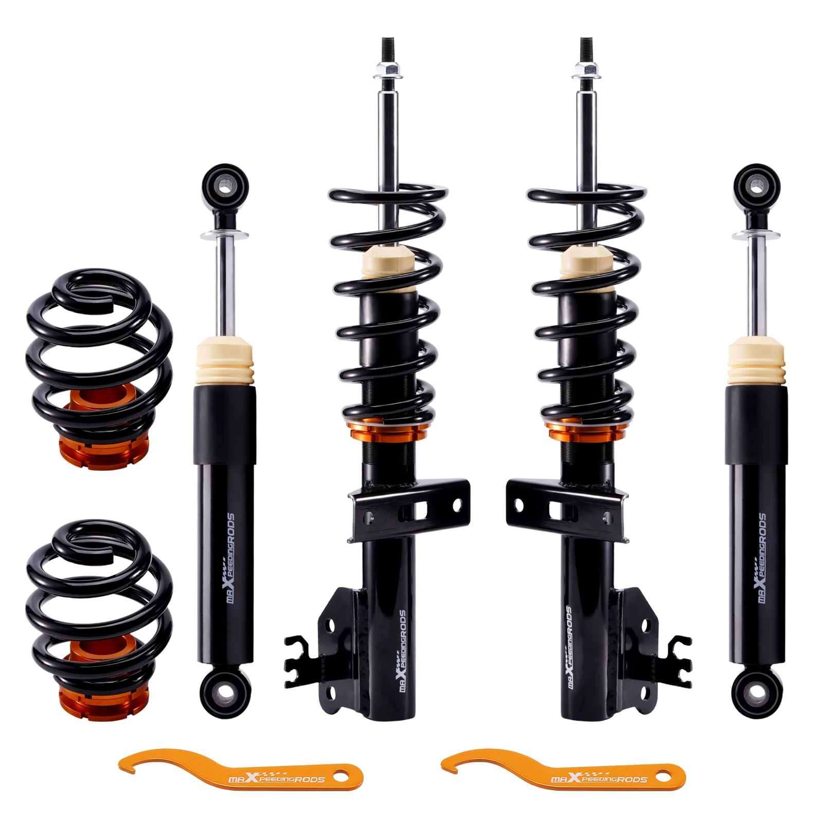 Height Lowering Coilover Shock Absorber For VW Transporter T5 Van T32 2003-2015