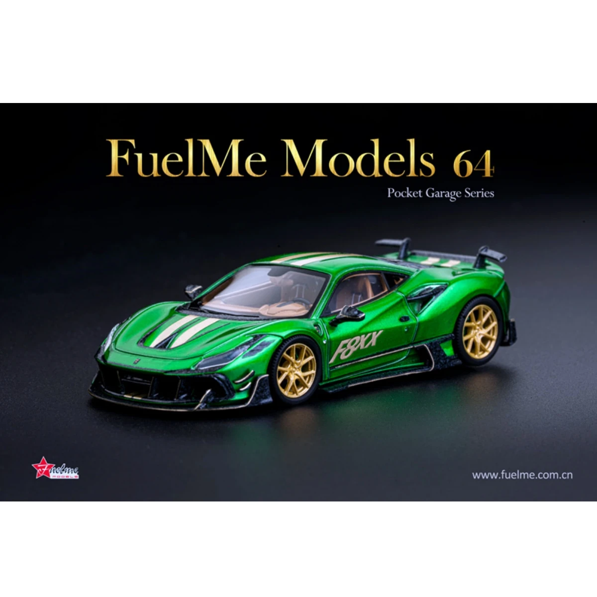 Fumei FuelMe 1:64 Mansory supercar F8XX Resin Car Model Decoration