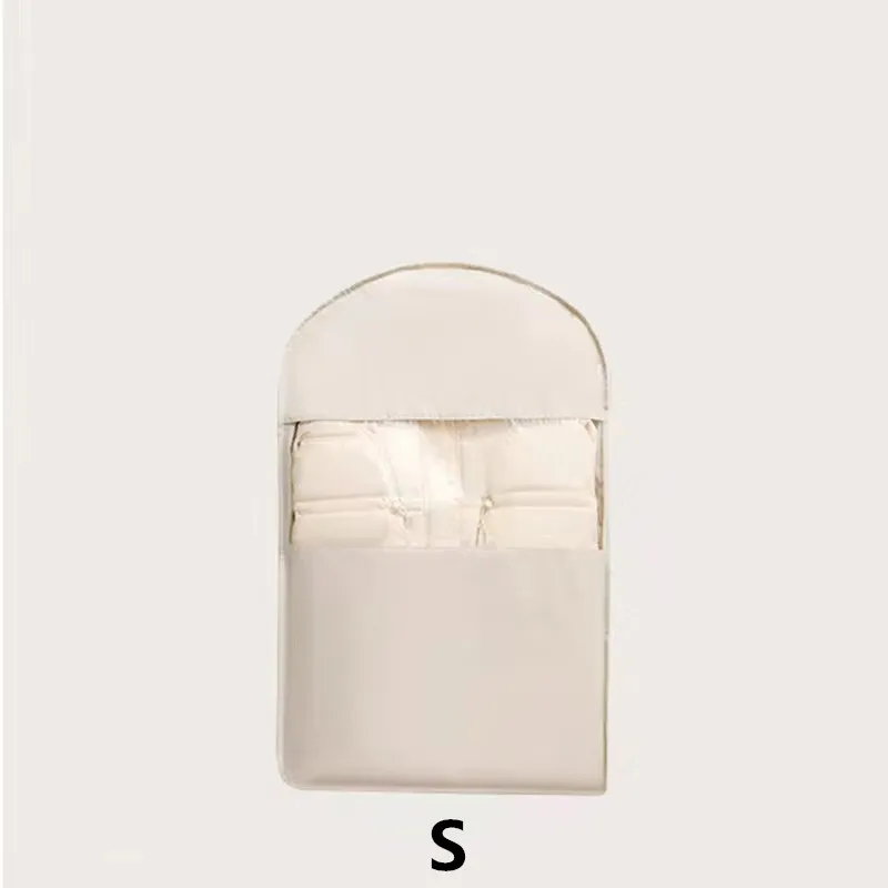 1pc donsjack gecomprimeerde stofkap kleding compressie hangende tas huishoudelijke zichtbare kleding opbergtas kledingkast organizer