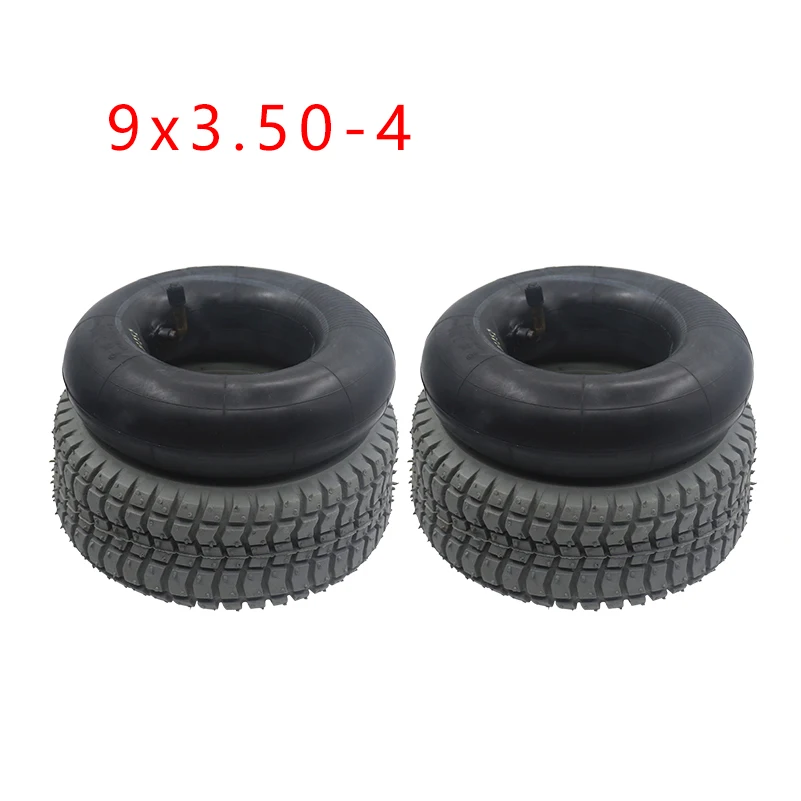 2 PCS 9x3.50-4 Pneumatic Tire 9*3.50-4 Tyre for Electric Tricycle Elderly  Scooter 4 Inch  Parts