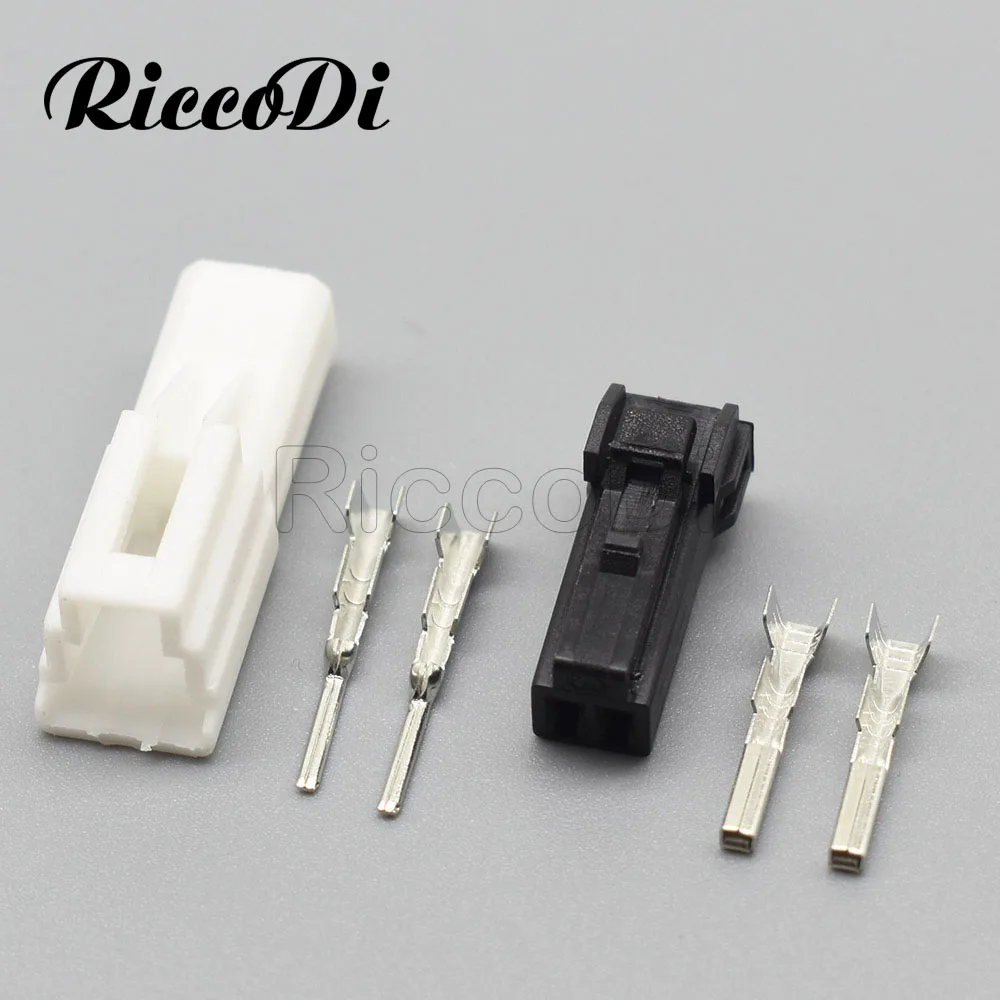 1-20 Kits Black Female White Male 1.2mm Automotic Plug Connector 7123-7624 7122-7624 For Car