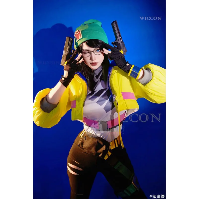 Killjoy cosplay women costume game valorant open_in_new Fantasia jacket bag pant hat Halloween carnival cloth full set for disgu