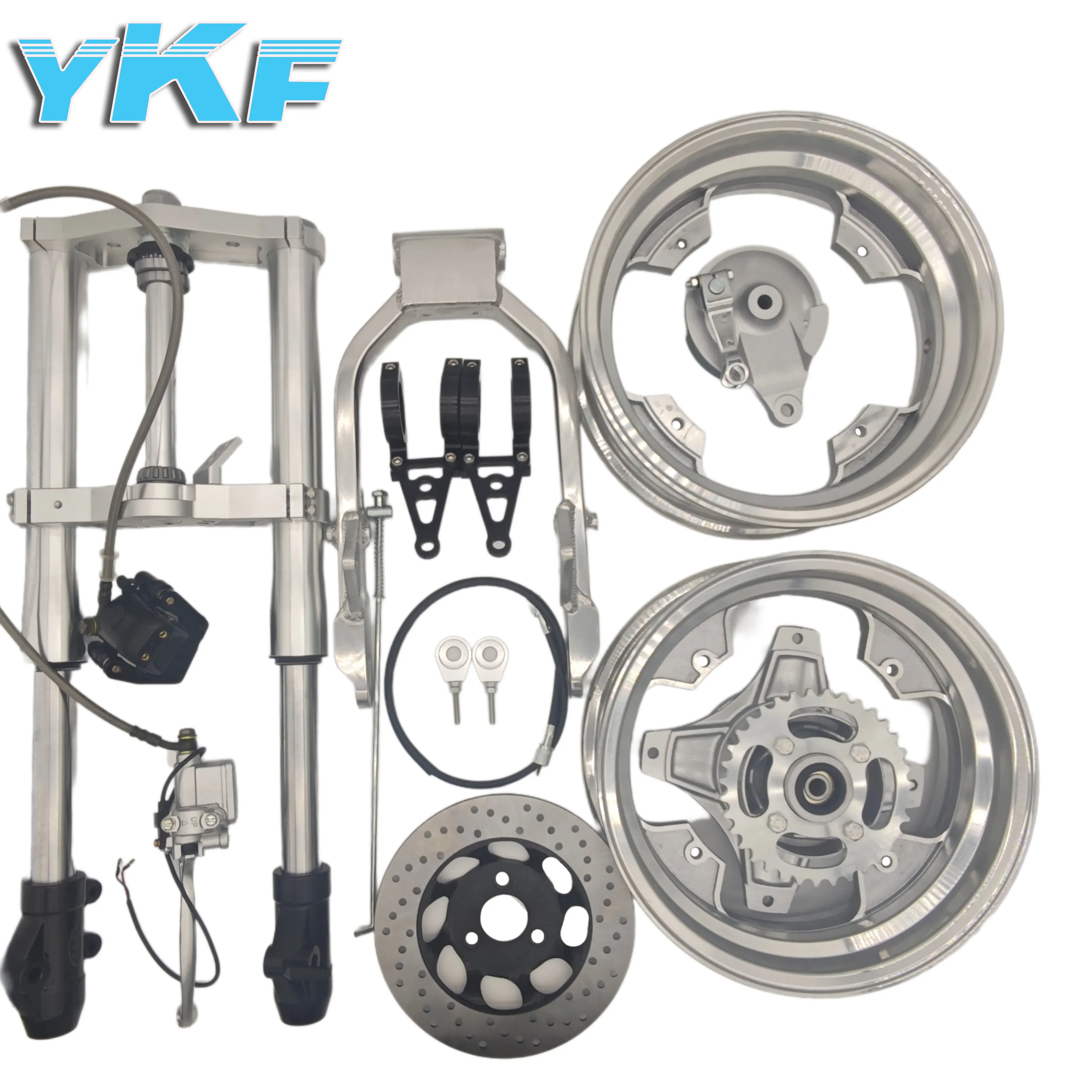 DAX CT70 UPSIDE DOWN FORK KIT with wheel set and swingarm - Image 3