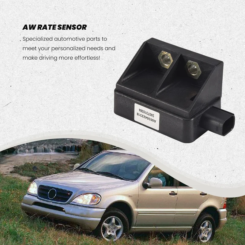 ESP Yaw Rate Sensor Traction Control Module For Mercedes Benz ML W163 / SLK / CLK / C / CLASS A0035422318Q01