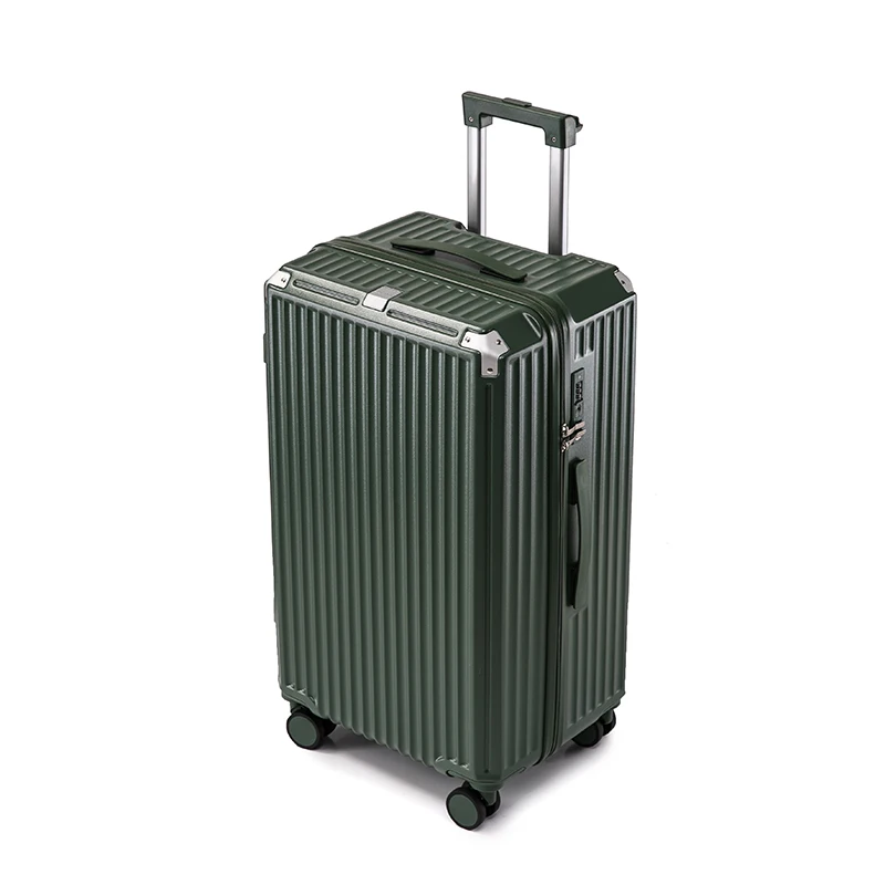 Simple style telescopic hard shell suitcase multifunctional waterproof luggage trolley luggage