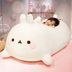 50-80cm Giant long Cloud Bunny Stuffed Hug Pink Rabbit Girl Nap Sleeping Throw Pillow Pregnant Cushion Boyfriend Eye Mask Gift