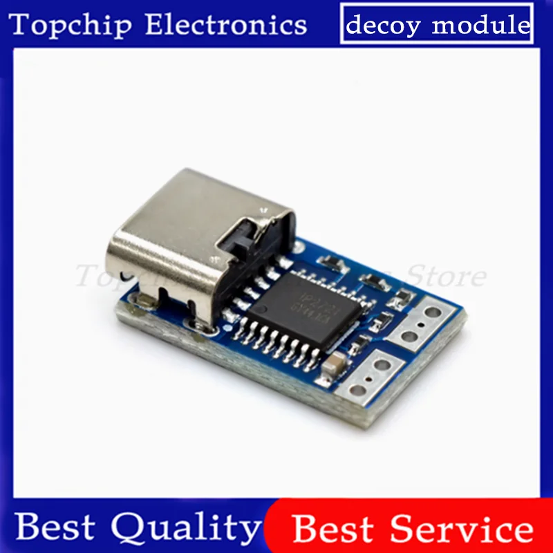 Module leurre PD PDC004-PD, 5 pièces, câble d'extension de déclenchement Ip2721 PD23.0 à DC DC, chargeur QC4 9V 12V 15V 20V IP2721