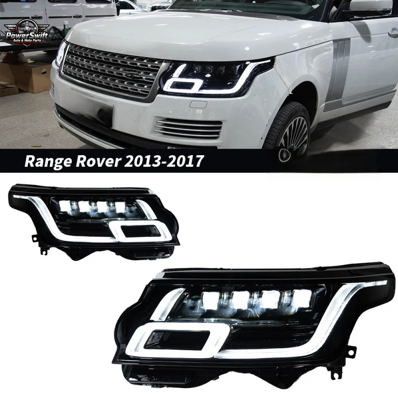 

Suitable for 2013-2017 Range Rover Executive Headlight Assembly Modification New LED Matrix Lens Daytime Running Light