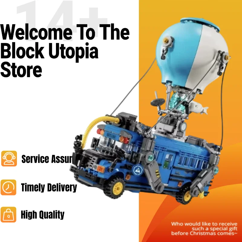 

ГОРЯЧИЙ 954 шт. MOC Battle Bus 77073 строительные блоки модель кирпичи игрушка для детей подарки на день рождения и Рождество домашний декор