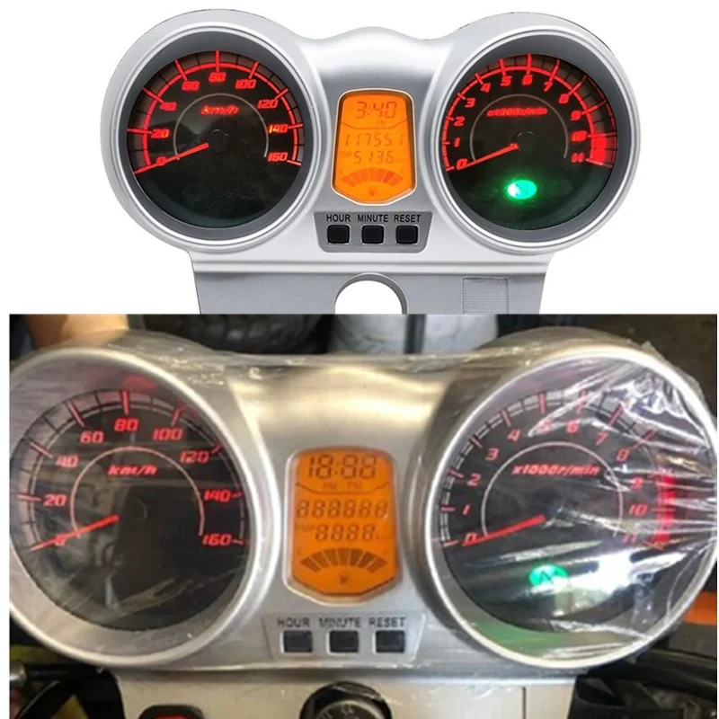 Спидометр для мотоциклов CBX250 CBF250, измеритель напряжения, тахометр, одометр, ЖК-дисплей, измеритель скорости OEM 37100-KPF-961