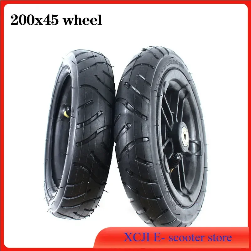 200x45 inner tube outer tyre 6mm 8mm 10mm inner hole 8 inch wheel for Stroller Electric Scooter accessories