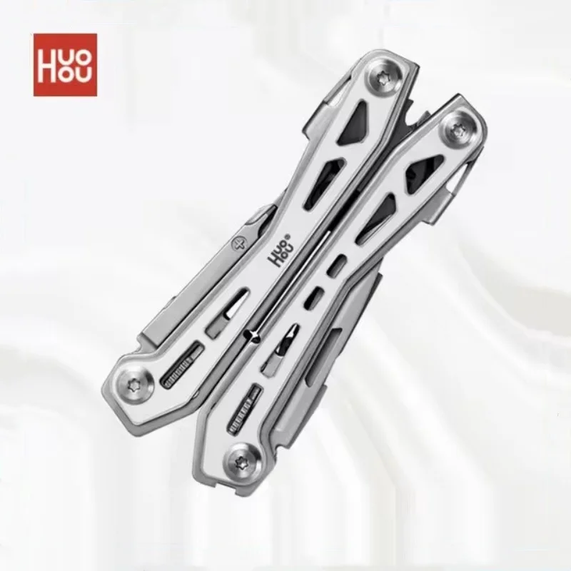 Huohou Multifunctional Knife K20 Pocket Folding Knife Pliers Scissors Saw Screwdriver Outdoor Survival Hands Tool