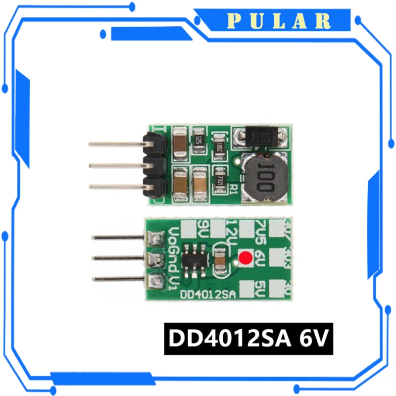 DD4012SA 1A DC 5-40V naar 3V 3.3V 3.7V 5V 6V 7.5V 9V 12V Regulator DC-DC Step-Down Buck Converter Module Board