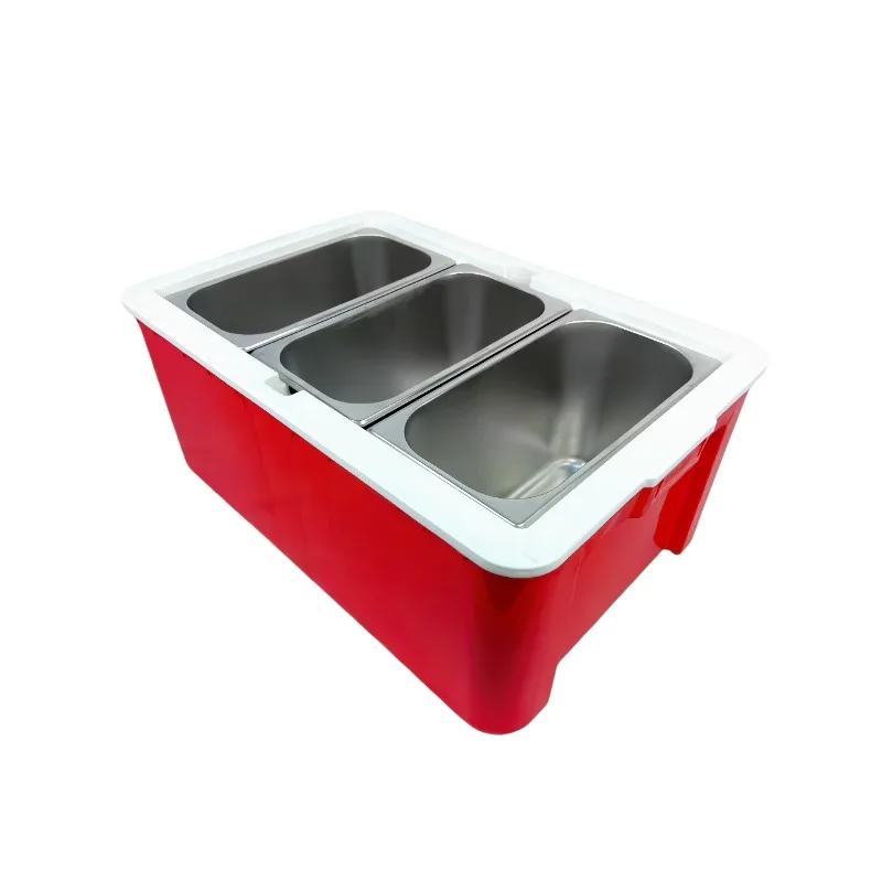 35L-1/3 stainless steel pot for customizable insulating heat carrier, polypropylene injection molding