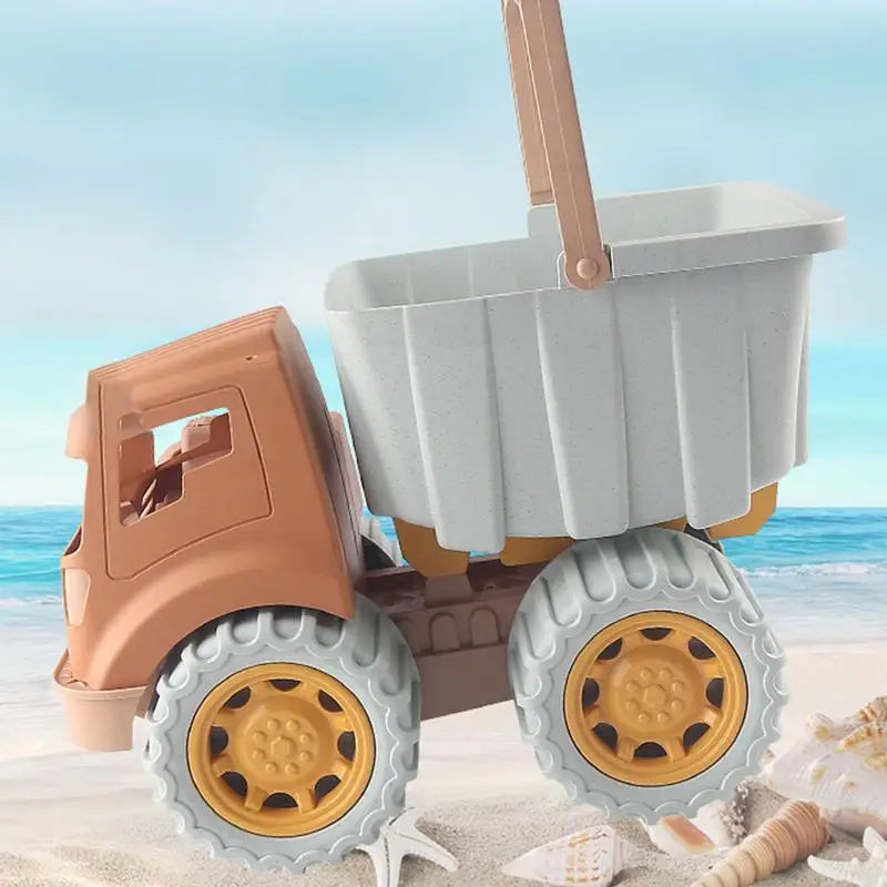 Große Bulldozer Strand Spielzeug Kinder Sandburg Werkzeug Sand Skulptur Werkzeuge Spielzeug Eimer Schaufel Kinder Sandpool Strand Aktivität