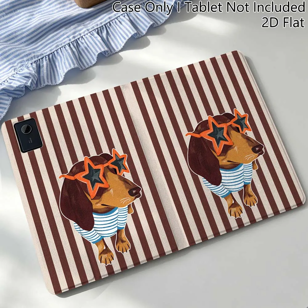 

Cartoon Dog Art Popular For Xiaoxin Lenovo Tab Pad K11 K10 M10 P11 3rd Plus Pro Legion Y700 Y900 Gen4 2 Tablet Case Gift