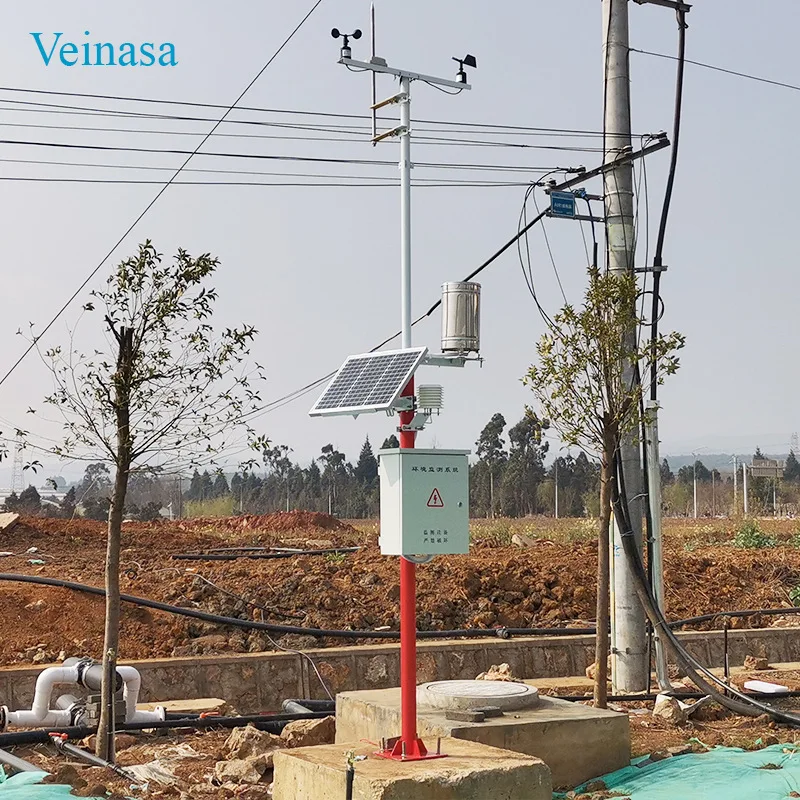 Modern Agricultural Park Automatic Weather Station AWS1107 Solar 4G Wireless Transmission 7 Elements Meteorological Instrument