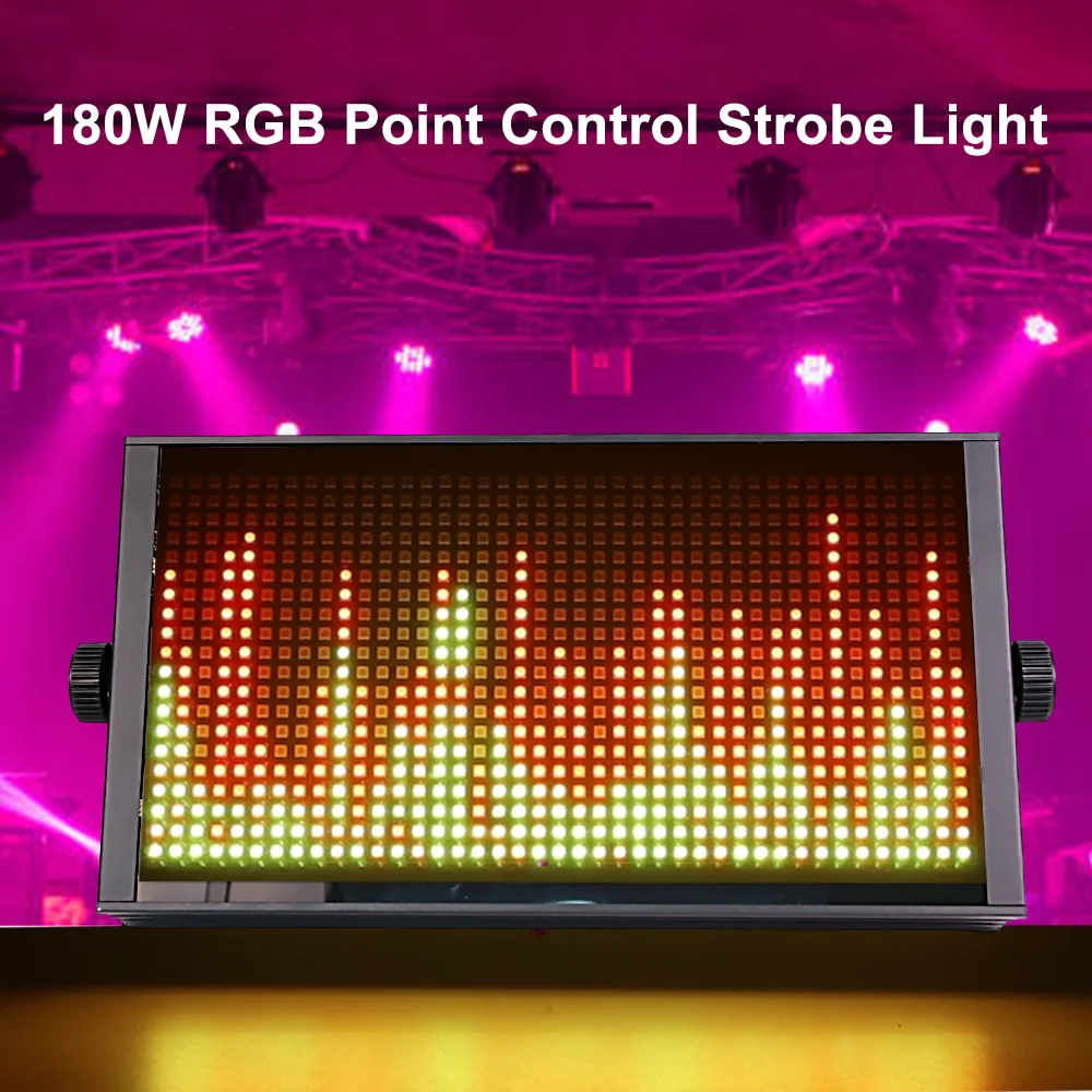

180W RGB Point Control Strobe Light With Flash Wash Effect for DJ Disco Party Wedding Club stage show Lighting
