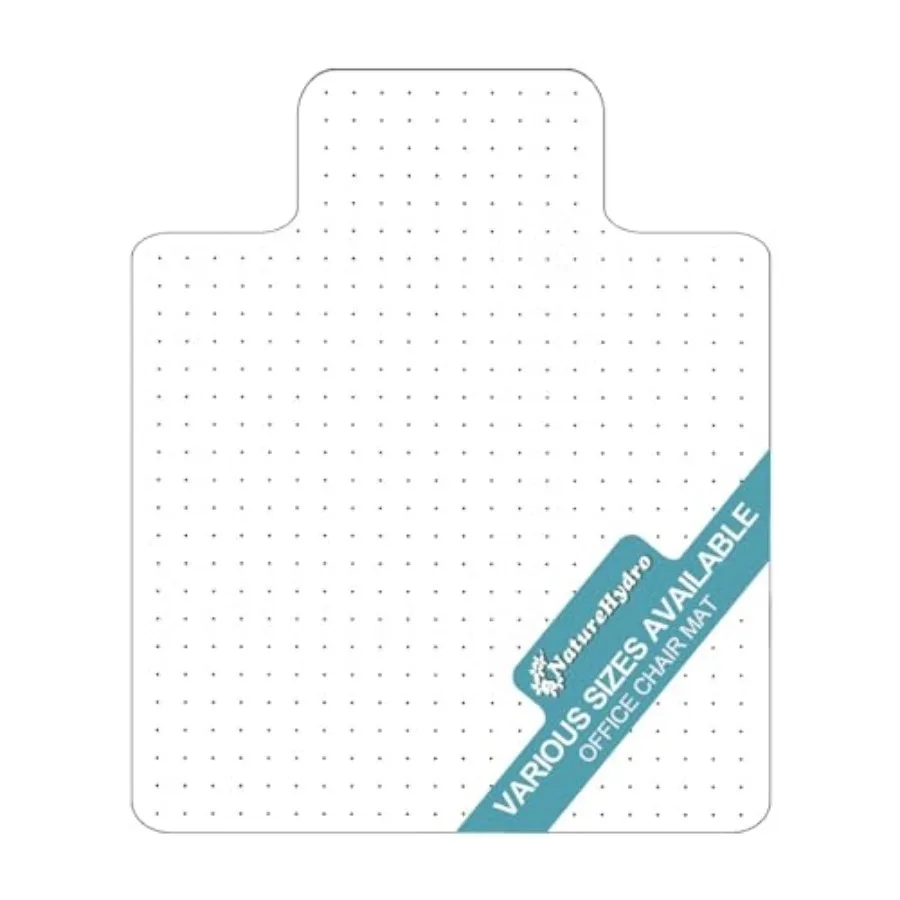 

Chair Mat - 48" x 36" Clear Plastic Floor Mat, Easy Glide Rolling Computer Desk Mats for Carpeted Floors, BPA and Phthalates Fr