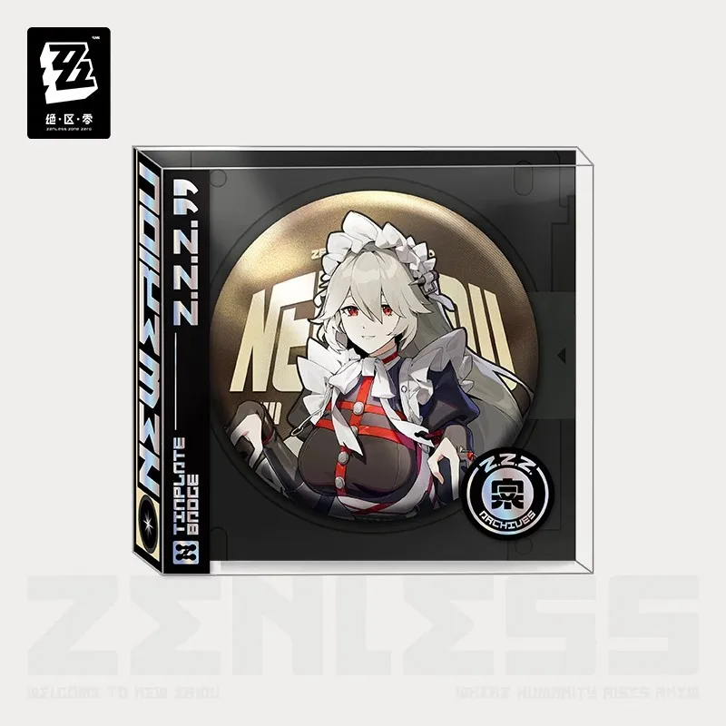 الرسمية miHoYo Zenless Zone Zero Sprite سلسلة القصدير شارة فيكتوريا التدبير المنزلي حقيقية أنيمي لعبة الملحقات بروش