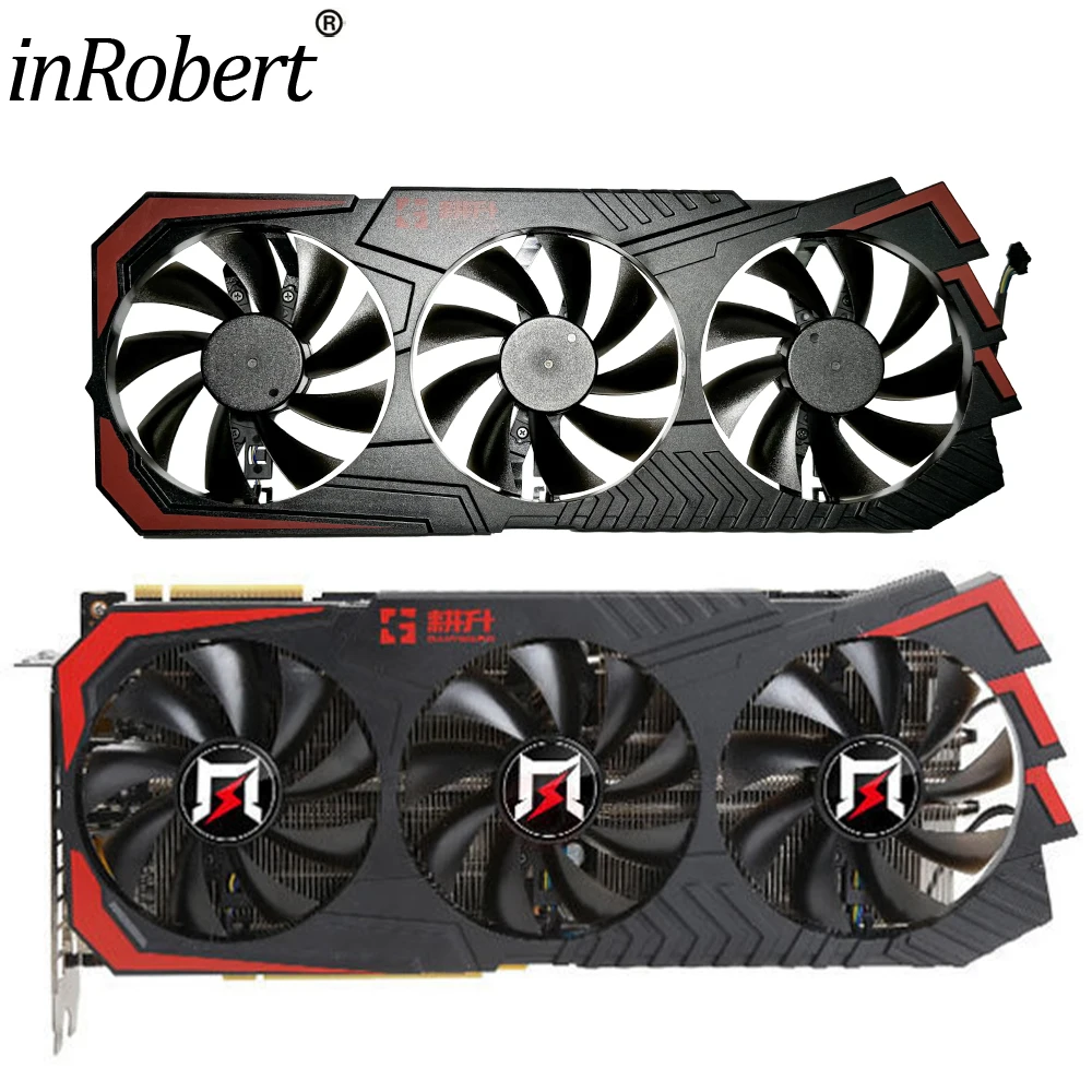 88MM RTX2070 RTX2080 Video Card Fan For Gainward GeForce RTX 2070 2080 Graphics Card Replacement Fan with Case