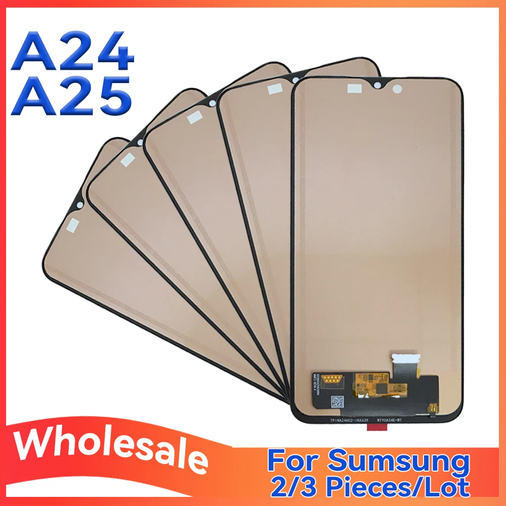

2/3 Pieces Samsung A24 A25 Lcd Screen Assembly Touch Display Compatible with Samsung A24 A25 Models