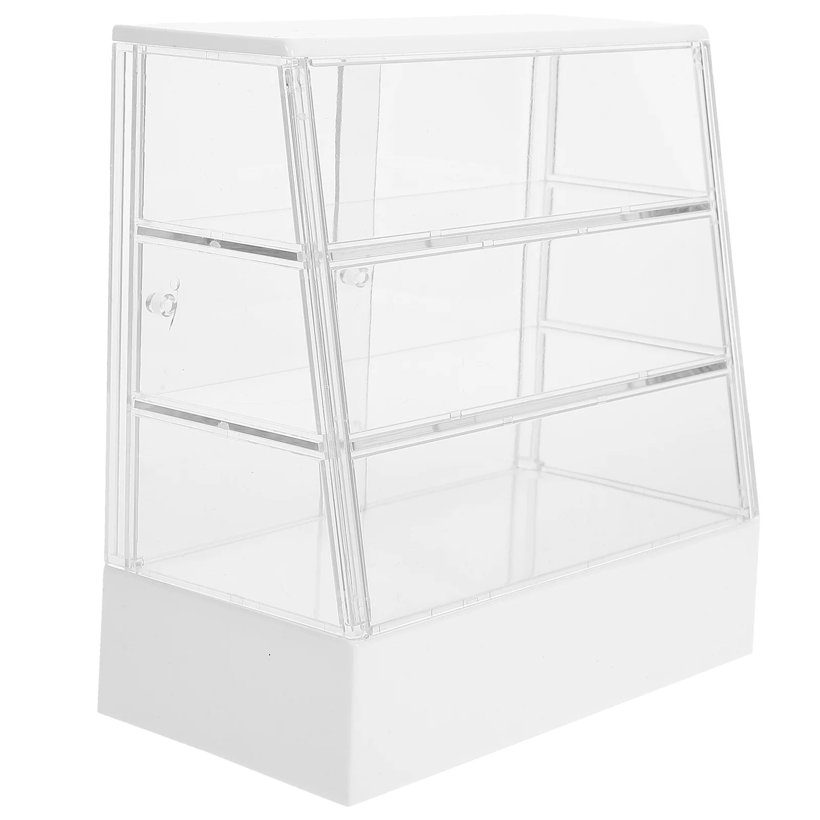 Dollhouse Cake Cabinet Miniature Bakery Display Decorations Cabinets Pastry Simulation Supplies